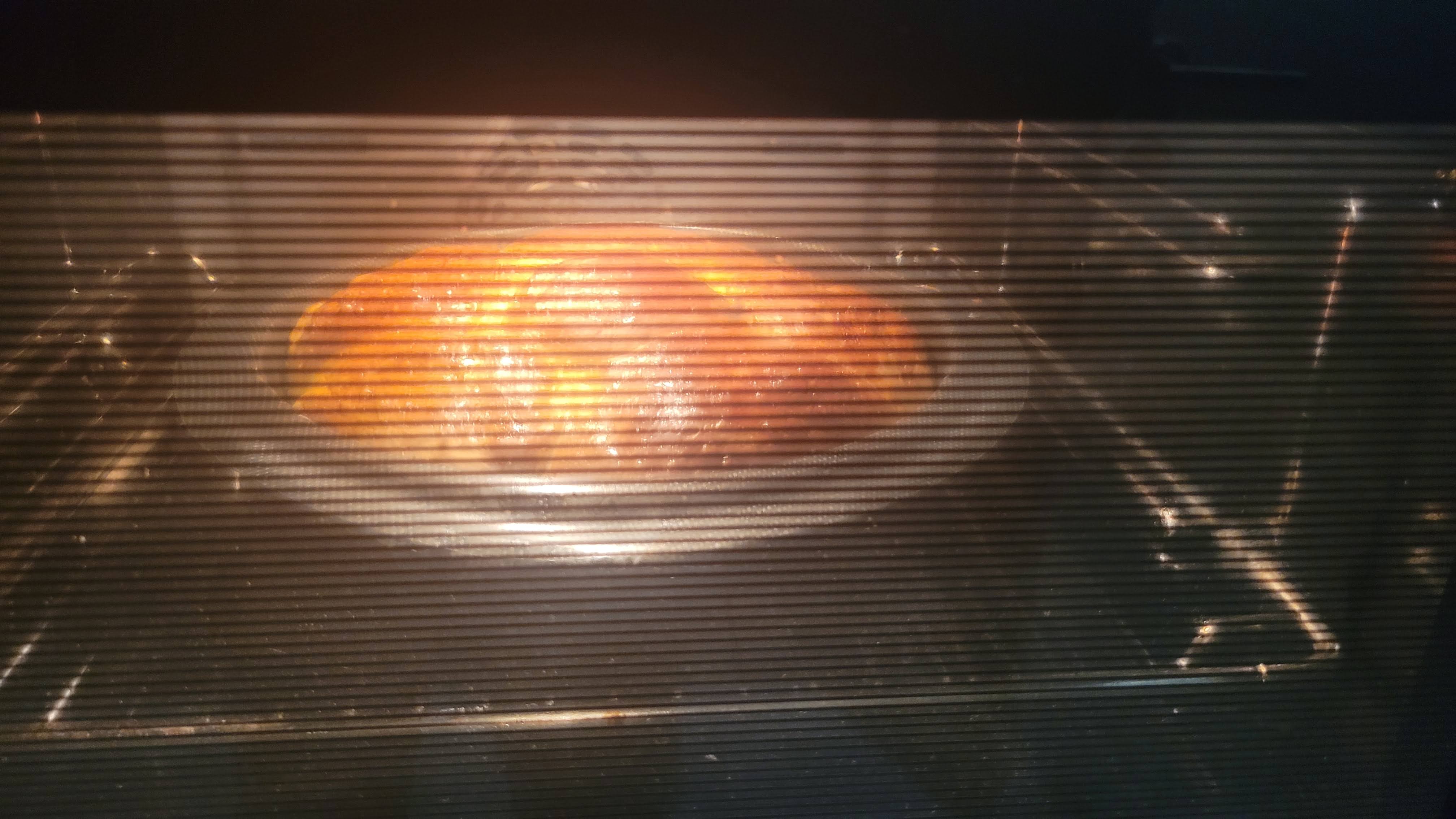Picture of Japanese milk bread while baking
